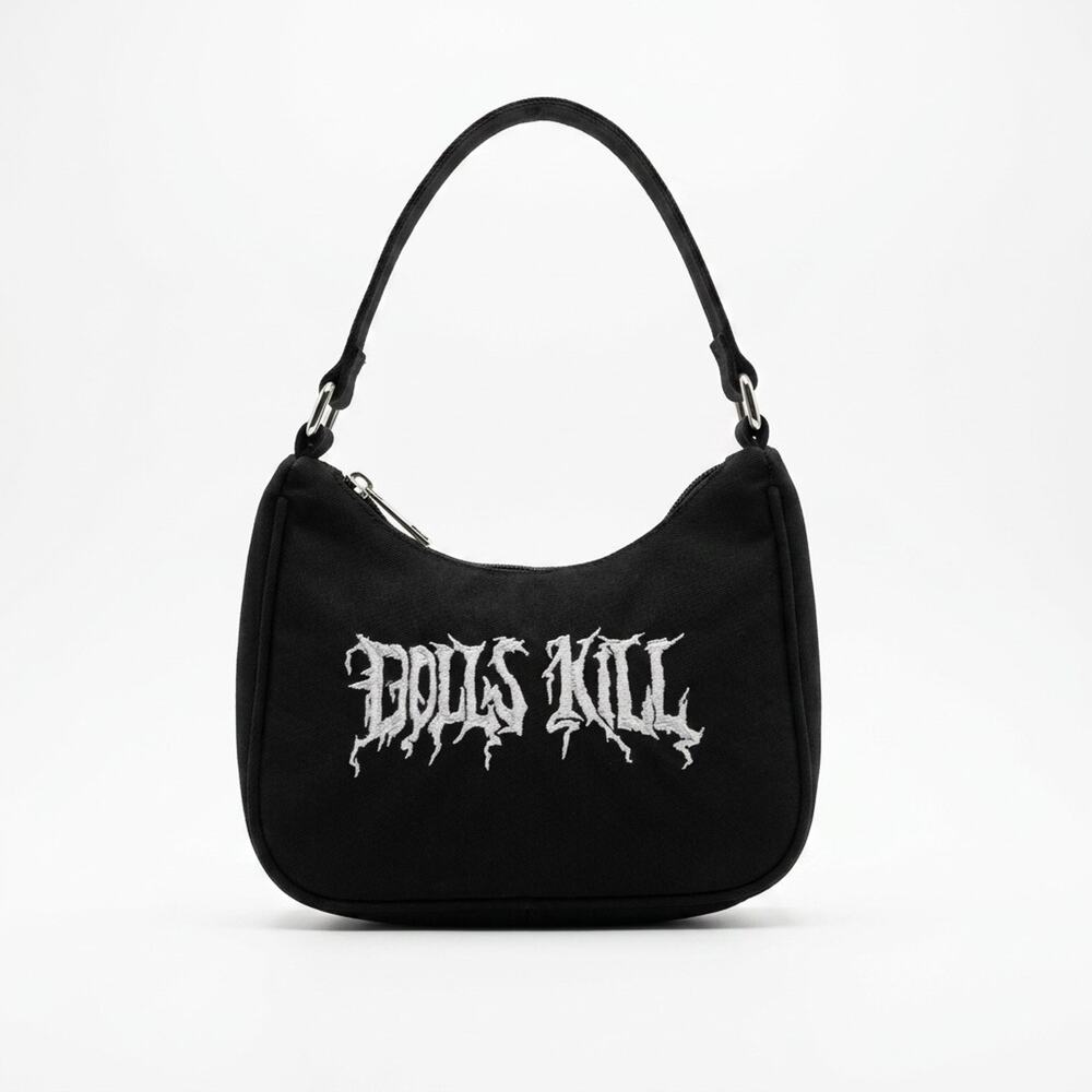 Dolls Kill Embroidered Logo Mini Shoulder Bag Hand Bag Goth